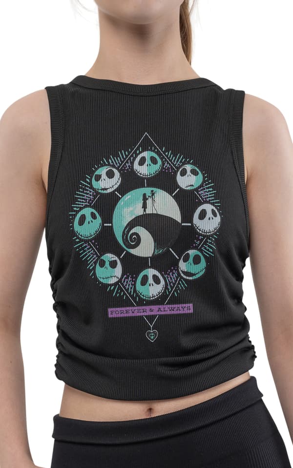 Nightmare Before Christmas Vest Mystic Nights Christmas Girls Womens Black