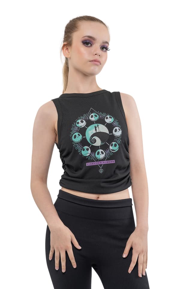 Nightmare Before Christmas Vest Mystic Nights Christmas Girls Womens Black