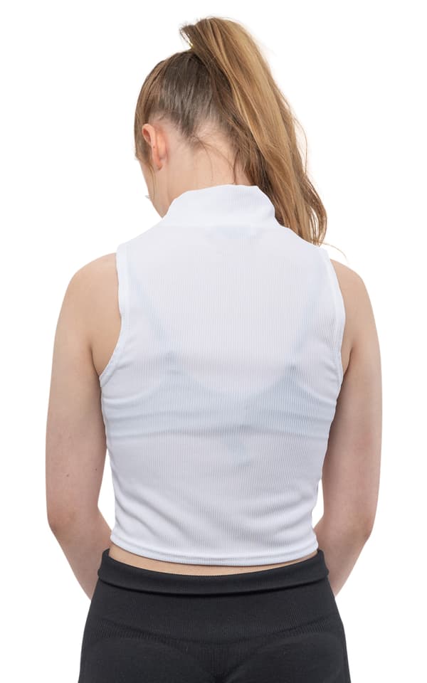 Nightmare Before Christmas Top Jack Since 1993 High Neck Womens Girls White