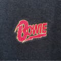 Miniatyrbild 2 av 4: David Bowie Polo Shirt Flash Logo Official Mens Black