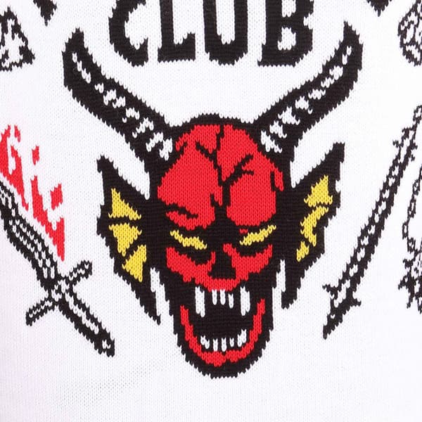 Stranger Things Christmas Jumper Hellfire Club Official Unisex Ugly Sweater