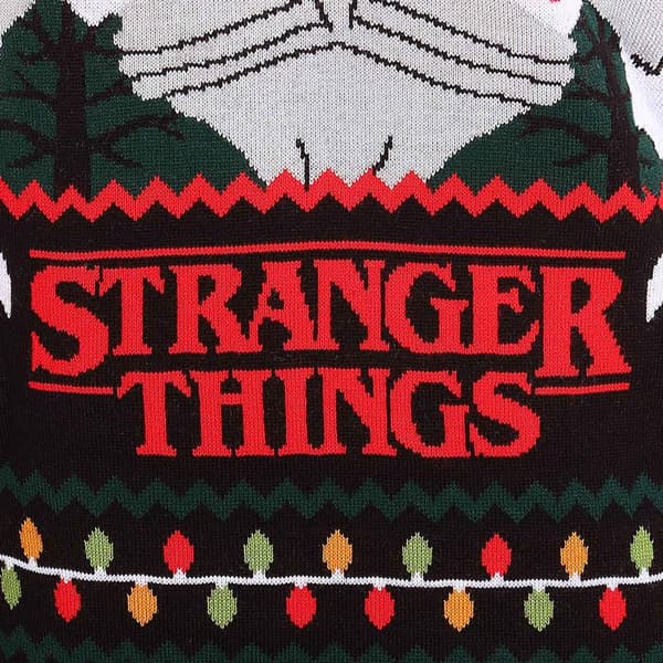 Stranger Things Christmas Jumper Demogorgan Official Unisex Ugly Sweater
