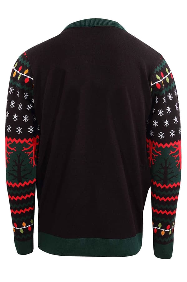Stranger Things Christmas Jumper Demogorgan Official Unisex Ugly Sweater