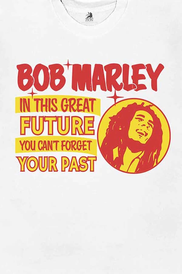 Bob Marley T Shirt This Great Future Logo Official Unisex White