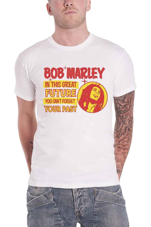 Bob Marley T Shirt This Great Future Logo Official Unisex White
