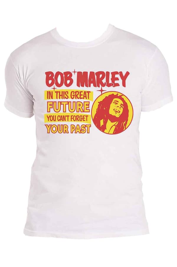 Bob Marley T Shirt This Great Future Logo Official Unisex White