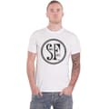 Miniatyrbild 1 av 4: Small Faces T Shirt Band Logo Official Mens White