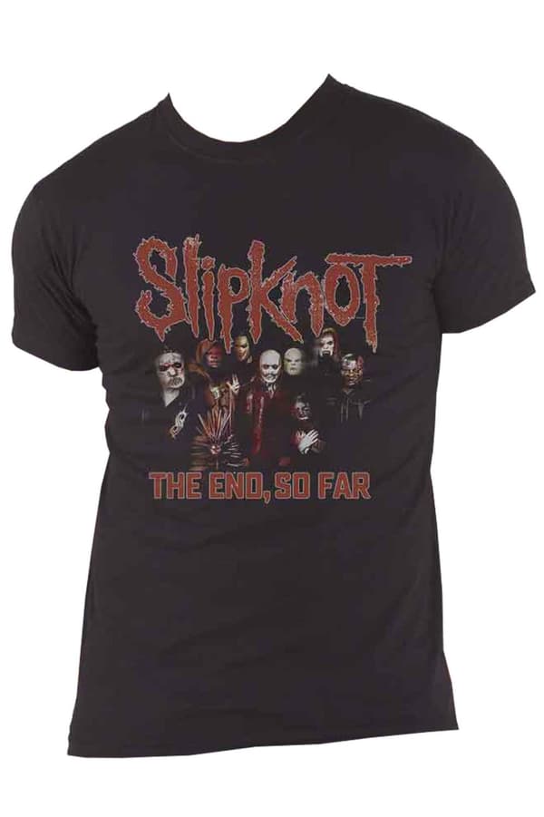 Slipknot T Shirt The End So Far Group Band Logo Photo Official Unisex Black