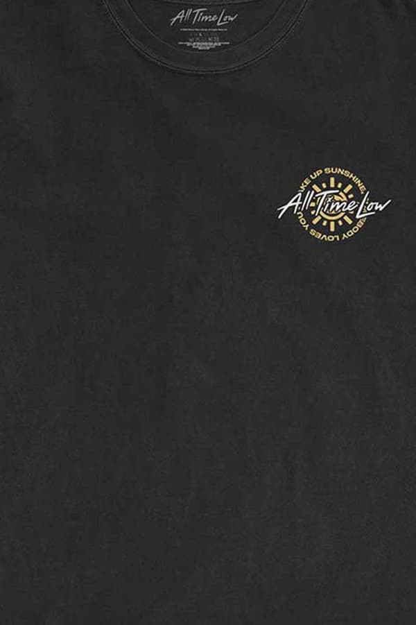 All Time Low T Shirt Wake Up Sunshine Track List Official Unisex Black