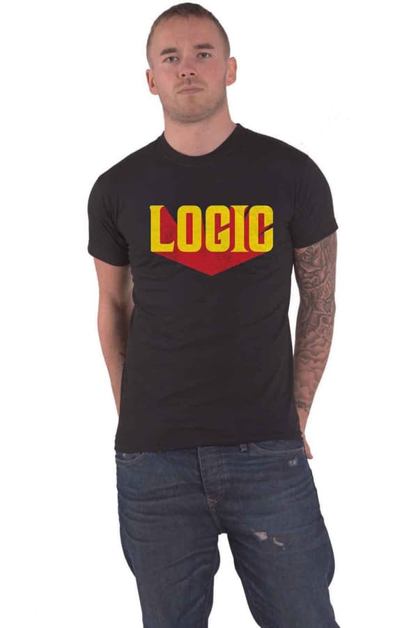 Logic T Shirt Logo Official Unisex Black