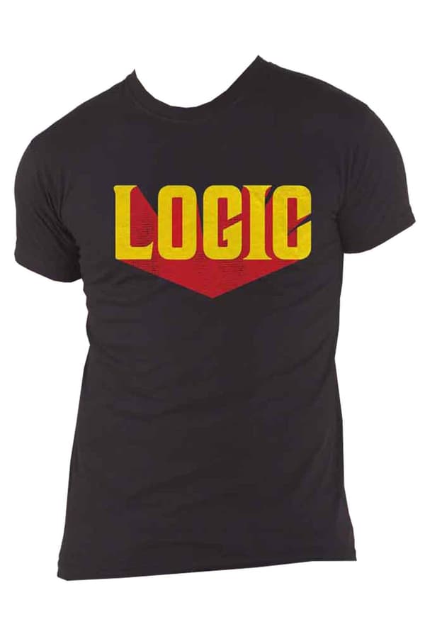 Logic T Shirt Logo Official Unisex Black
