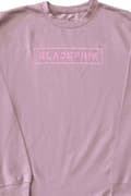 Miniatyrbild 2 av 4: BlackPink Sweatshirt Band Logo Official Unisex Pink