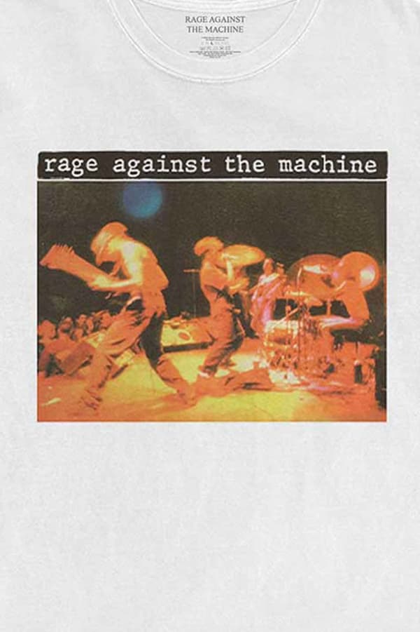 Rage Against The Machine T Shirt Anger Is A Gift Official Unisex White