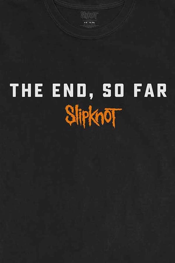 Slipknot T Shirt The End So Far Album Cover Band Logo Official Unisex Black