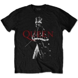 Queen -  QUEEN UNISEX TEE: FREDDIE CROWN