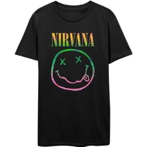 NIrvana - Nirvana Unisex Tee : Sorbet Ray Smiley L