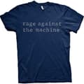 Miniatyrbilde 2 av 4: Rage Against The Machine - Original Logo Blue Uni T-Shirt