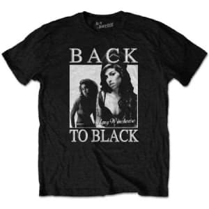 Amy Winehouse - Back To Black Uni Bl T-Shirt