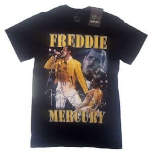 Freddie Mercury - Unisex T-Shirt: Live Homage XXL