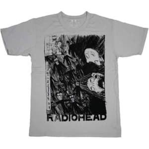 Radiohead - Scribble Uni Grey T-Shirt