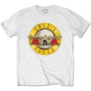 Guns N' Roses - Guns N' Roses Kids T-Shirt: Classic Logo White 5-6 år