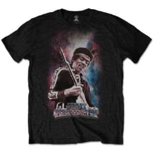 Jimi Hendrix - Unisex T-Shirt: Galaxy