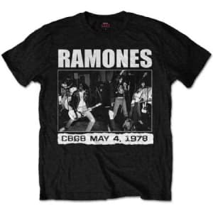 Ramones - Unisex T-Shirt: CBGB 1978 L