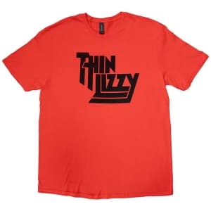 Thin Lizzy - Logo Uni Red T-Shirt XL Thin Lizzy - Logo Uni Red T-Shirt XL
