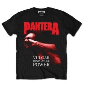Pantera - Unisex T-Shirt: Red Vulgar L