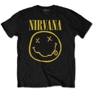 Nirvana - Yellow Smiley Tee (L)