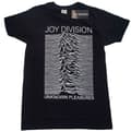 Pikkukuva 1 / 2: Joy Division -  Unknown Pleasures White on Black Unisex Tee (XXL)