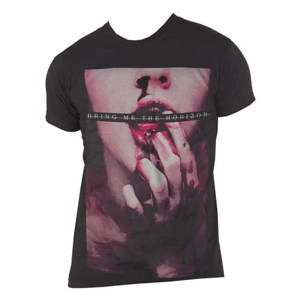 Bring Me The Horizon T Shirt Blood lust Band Logo Official Mens Black