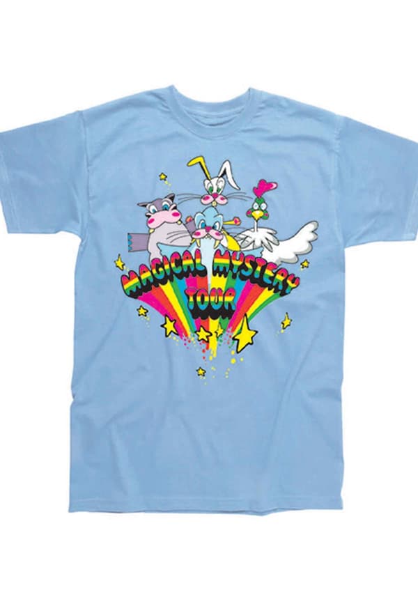 The Beatles Magical Mystery Tour Kids T Shirt Blue 9-10 yrs
