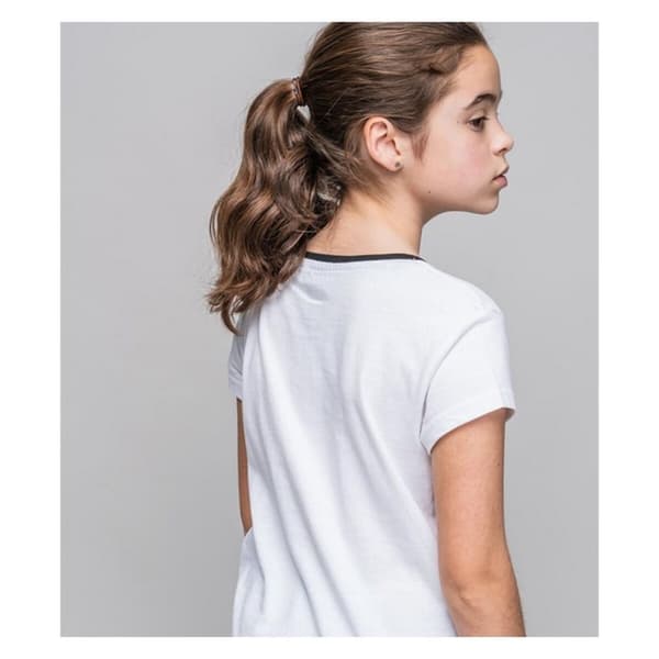 Child's Short Sleeve T-Shirt Minnie Mouse White