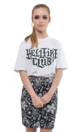 Miniatyrbild 1 av 4: Stranger Things T Shirt Hellfire Club Official Womens Crop Top White Bubble