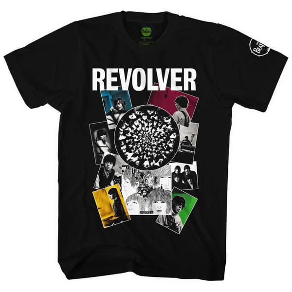 The Beatles Unisex T-Shirt: Revolver Montage (X-Large)