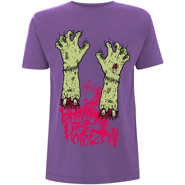 Bring Me The Horizon Unisex T-Shirt: Zombie Hands (X-Large)