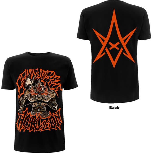 Bring Me The Horizon Unisex T-Shirt: Warrior (Back Print) (X-Large)