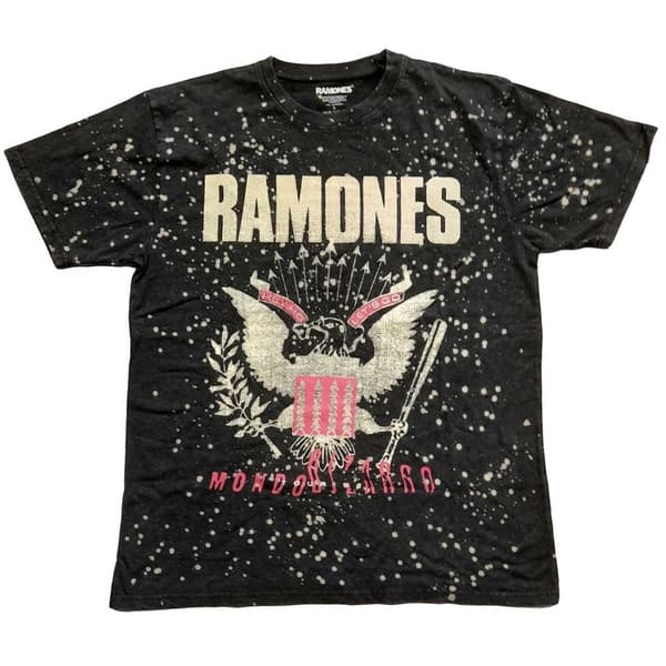 Ramones Unisex T-Shirt: Eagle (Wash Collection) (Medium)