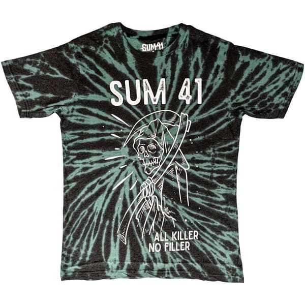 Sum 41 Unisex T-Shirt: Reaper (Wash Collection) (Medium)