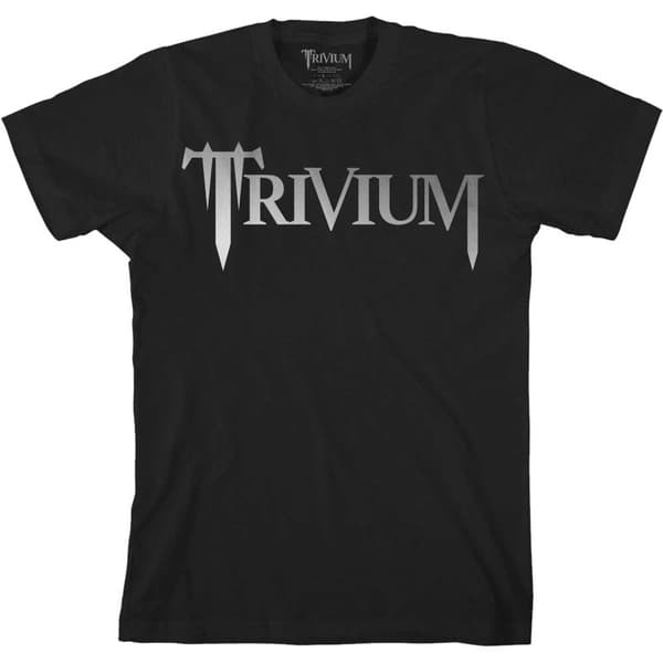 Trivium Unisex T-Shirt: Classic Logo (Metalic Print) (Small)
