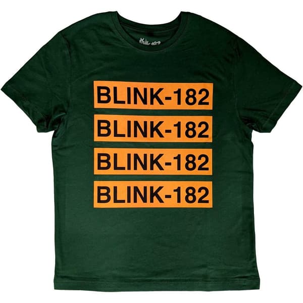 Blink-182 Unisex T-Shirt: Logo Repeat (Medium)