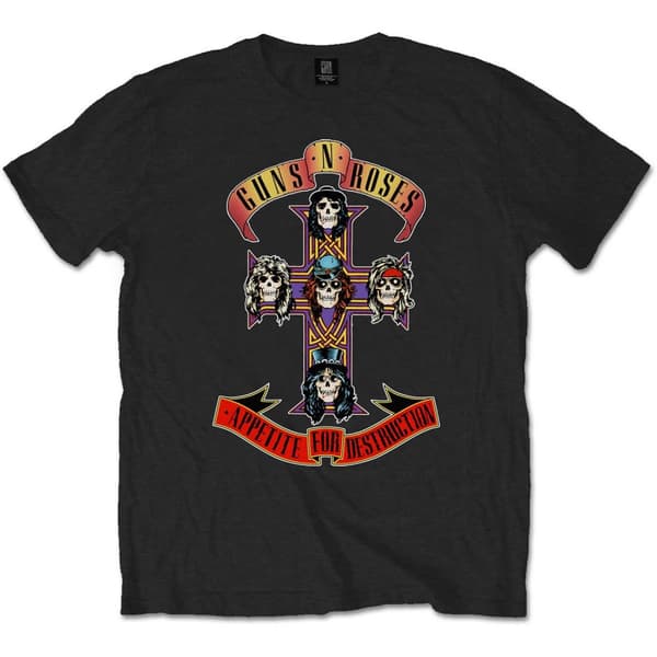 Guns N' Roses Kids T-Shirt: Appetite for Destruction (3-4 Years)