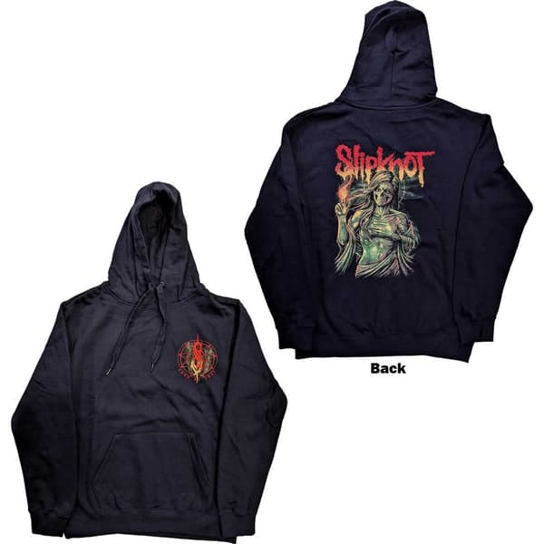Slipknot Unisex Pullover Hoodie: Burn Me Away (Back Print) (Small)
