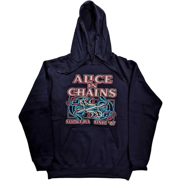 Alice In Chains Unisex Pullover Hoodie: Totem Fish (XX-Large)