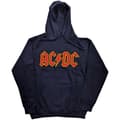 Miniatyrbilde 1 av 2: AC/DC Unisex Pullover Hoodie: Logo (XX-Large)