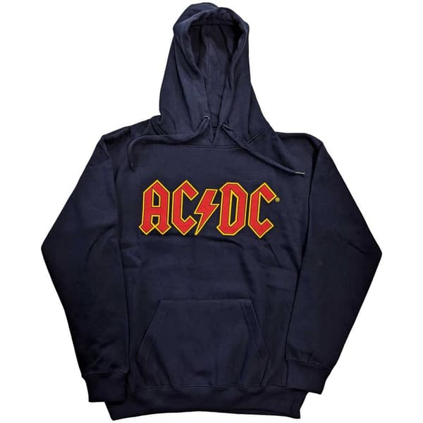 AC/DC Unisex Pullover Hoodie: Logo (Medium)