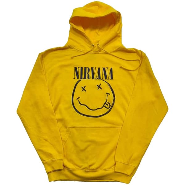 Nirvana Unisex Pullover Hoodie: Inverse Smiley (Small)