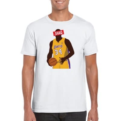 Shaq Basketboll vit T-shirt