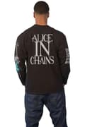 Miniatyrbild 2 av 4: Alice In Chains T Shirt Wonderland Band Logo Official Mens Black Long Sleeve